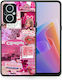 Smartfits Pink Love Back Cover Ροζ (Oppo Reno7 Lite)