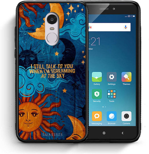 Smartfits Screaming Sky Back Cover Γαλάζιο (Redmi Note 4)