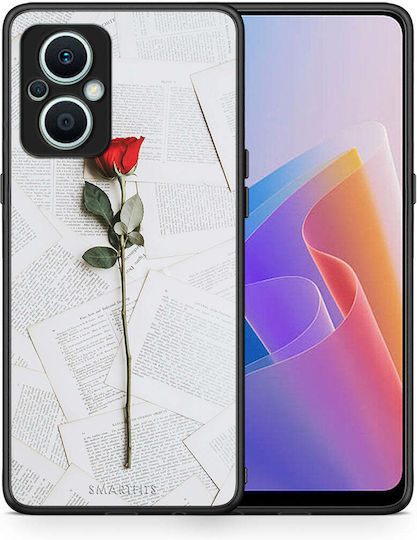 Smartfits Red Rose Задна корица Червен (Oppo Reno7 Lite)