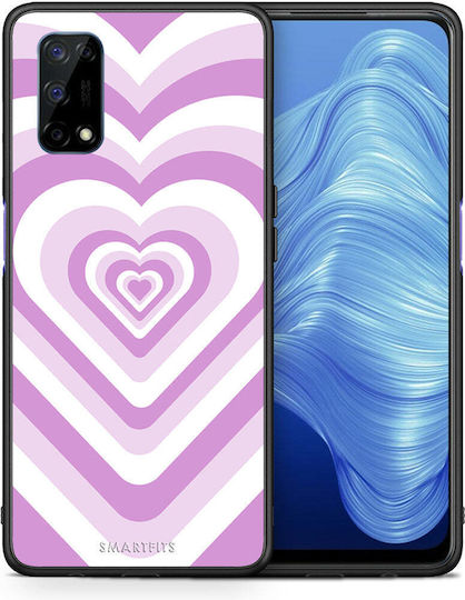 Smartfits Lilac Hearts Back Cover Lila (Realme 7 5G)