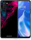 Smartfits Watercolor Pink Black Back Cover Ροζ (Huawei P40 Lite 5G)