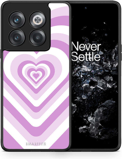 Smartfits Lilac Hearts Umschlag Rückseite Flieder (OnePlus 10T)