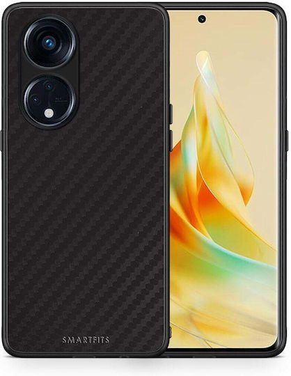 Smartfits Carbon Black Back Cover Μαύρο (Oppo Reno8T 5G, A1 Pro)