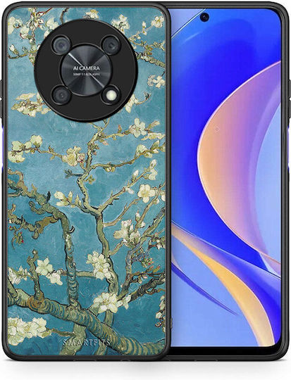 Smartfits White Blossoms Umschlag Rückseite Weiß (Huawei Nova Y90) 7606900916379_43228903997595