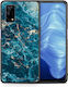 Smartfits Marble Blue Umschlag Rückseite Blau (Realme 7 5G)