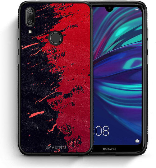 Smartfits Red Paint Back Cover Roșu (Huawei Y7 2019 / Y7 Prime 2019)