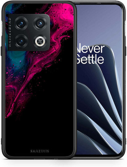 Smartfits Watercolor Pink Black Back Cover Ροζ (OnePlus 10 Pro)