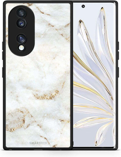 Smartfits White Gold Marble Back Cover Λευκό (Honor 70)