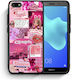 Smartfits Pink Love Back Cover Pink (Huawei Y5 2018)