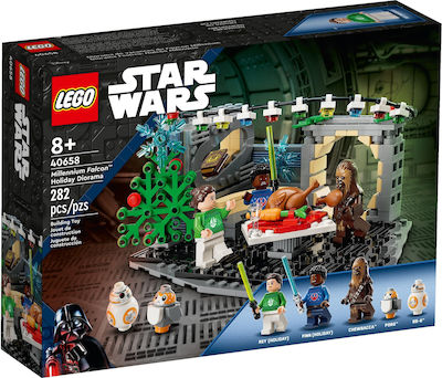 Lego Star Wars Falcon Holiday Diorama - Christmas για 8+ ετών