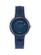 Versace Men's Watch Battery with Blue Rubber Strap