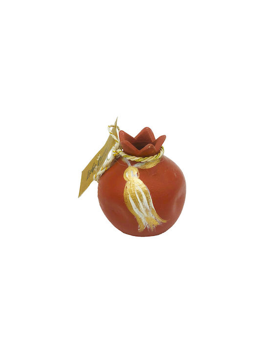 LiebeQueen Amulet Rodie Portocaliu Ceramic 5.5x7cm 1buc