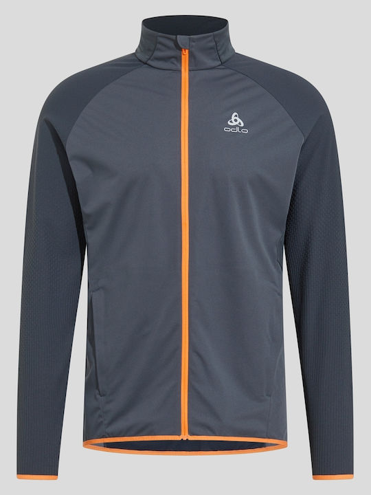Odlo Zeroweight Warm Hybrid Men's Fleece Jacket Gray