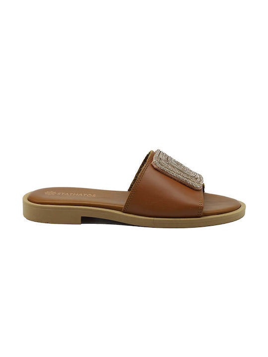 Stathatos shoes Women's Sandals Tabac Brown