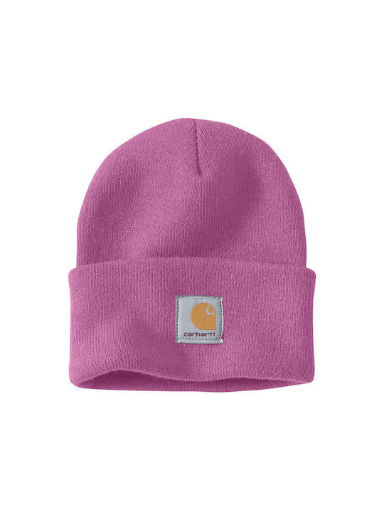 Carhartt Beanie Unisex Σκούφος Πλεκτός σε Μωβ χ...