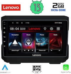 Lenovo Car-Audiosystem für Jeep Cherokee / Großer Cherokee / Wrangler 2007-2014 (Bluetooth/USB/WiFi/GPS/Apple-Carplay/Android-Auto) mit Touchscreen 10"