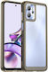 Colorful Series Umschlag Rückseite Silikon Transparent (Moto G13)