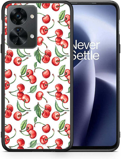 Smartfits Cherry Summer Back Cover Μπορντό (OnePlus Nord 2T)