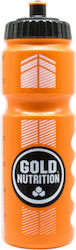 Gold Nutrition Παγούρι Πλαστικό Ποδηλάτου 700ml Πορτοκαλί