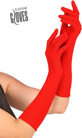 Carnival Gloves Red for Halloween