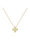 Katsigiannis Gold Kreuz 9K mit Kette