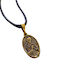 Eikona Necklace Talisman Virgin Mary Gold Plated