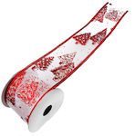 Christmas Ribbon Red 280x6cm 1pc