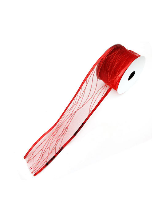 Christmas Ribbon Red 1pc