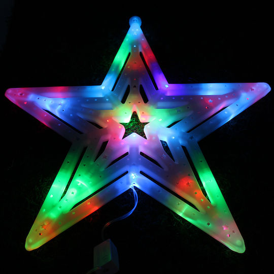 Crăciunesc Decorativ Suspendata Stea Plastic Multicolor 1buc