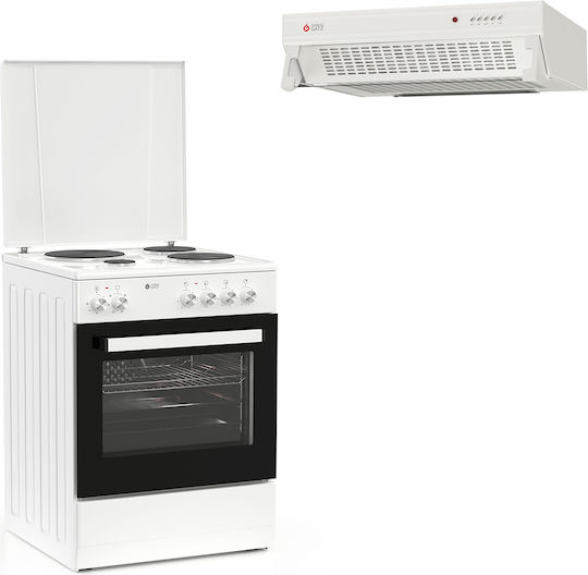 Thermogatz Home Appliances Set TGS E120 WH TURBO + TGC 160 WH