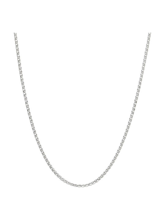 Mv Preziosa White Gold Chain Neck 14K Length 60cm