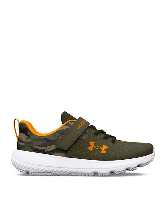 Bps Revitalize Kids Sports Shoes Running with Hoop & Loop Closure Khaki