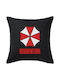 Koupakoupa Sofa-Kissen Resident Evil aus 100% Baumwolle Schwarzes 50x50cm KP_20222_PILLOW-50-Schwarz