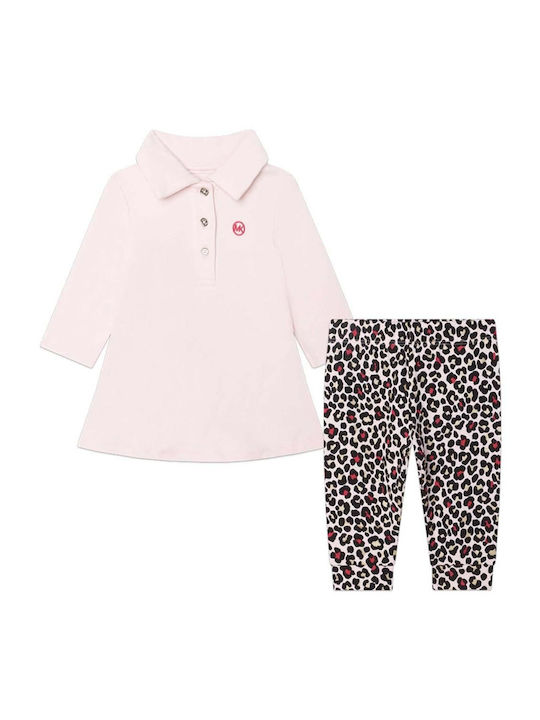 Michael Kors Kids Dress Set with Accessories Pink