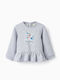 Zippy Kids Blouse Long Sleeve Gray