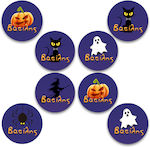 Party Sticker Halloween Set of 8pcs PINK62519