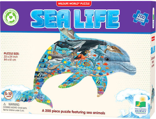 Puzzle pentru Copii Sea Life pentru 5+ ani+ Ani 200buc The Learning Journey