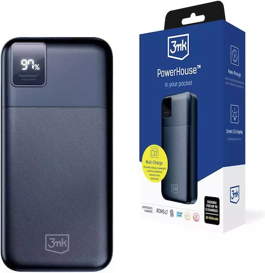 3MK PowerHouse 20000mAh 22.5W Stromlieferung Mehrfarbig