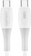 Leewello USB 2.0 Cable USB-C Male - USB-C 120W PD White 1m