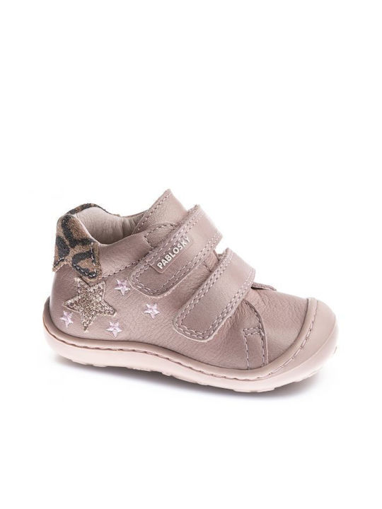 Kids Sneakers High with Scratch Pink