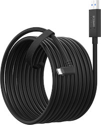 KIWI Design Angle Cable HDMI male - HDMI male 5m Μαύρο
