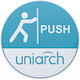 Uniarch Πινακίδα Αυτοκόλλητη Push