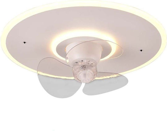 Trio Lighting Nybro Πλαφονιέρα 50cm με Φως Λευκή