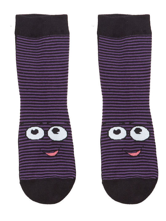 ME-WE Kids' Socks Non-Slip Purple