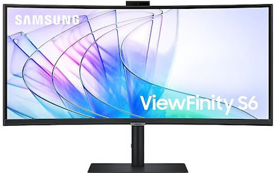 Samsung ViewFinity S34C652VAU Ultrawide VA HDR Curved Monitor 34" QHD 3440x1440 with Response Time 5ms GTG