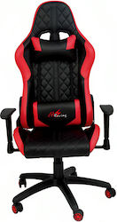 Oxford Home GC-215 Καρέκλα Gaming Δερματίνης με Ρυθμιζόμενα Μπράτσα Black / Red