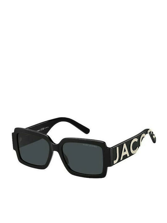 Marc Jacobs Unisex Ochelari de soare cu Negru Cadru și Negru Lentilă MARC 693/S 80S/2K
