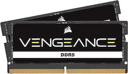 Corsair Vengeance 32GB DDR5 RAM cu Viteză 4800 pentru Laptop