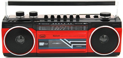 Trevi Portable Radio-CD Player Equipped with USB Red