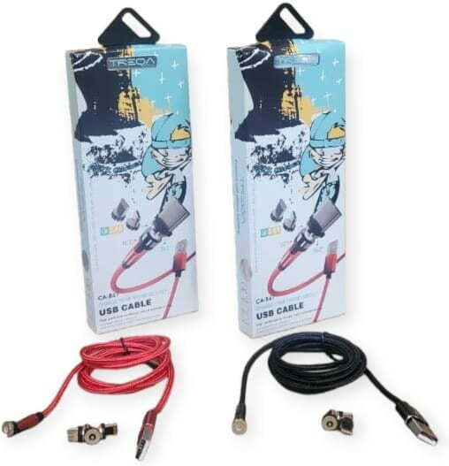 Treqa Magnetic USB to Lightning Cable 3.4A 1m (CA-847)